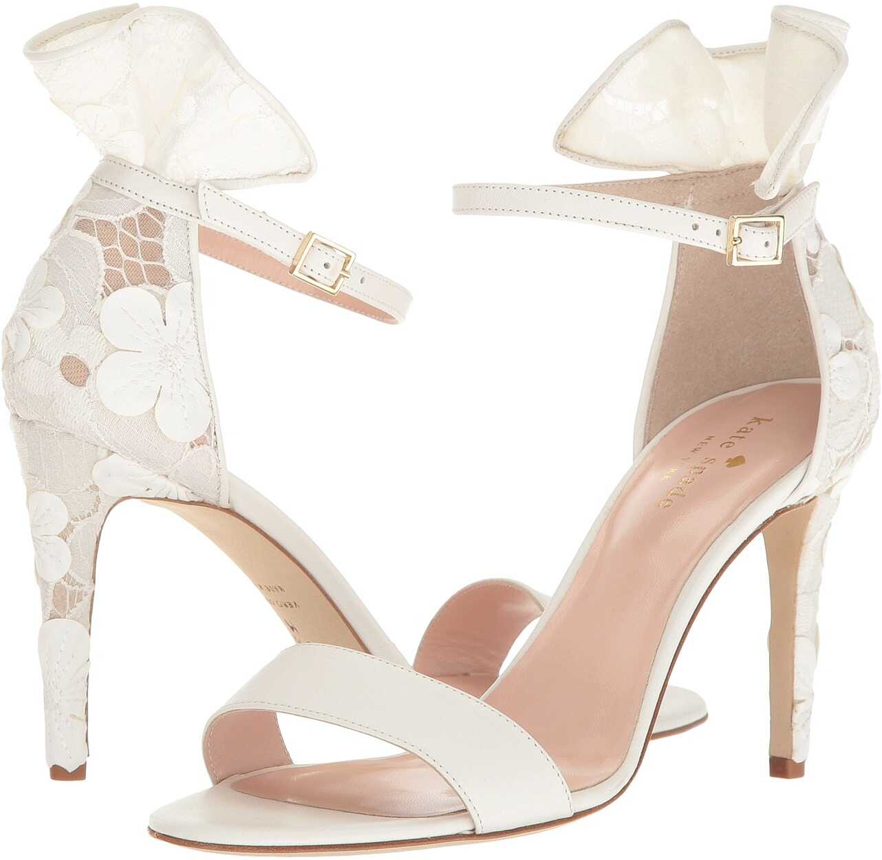 Pantof Kate Spade New York Iris Off-White Nappa/Flower Lace