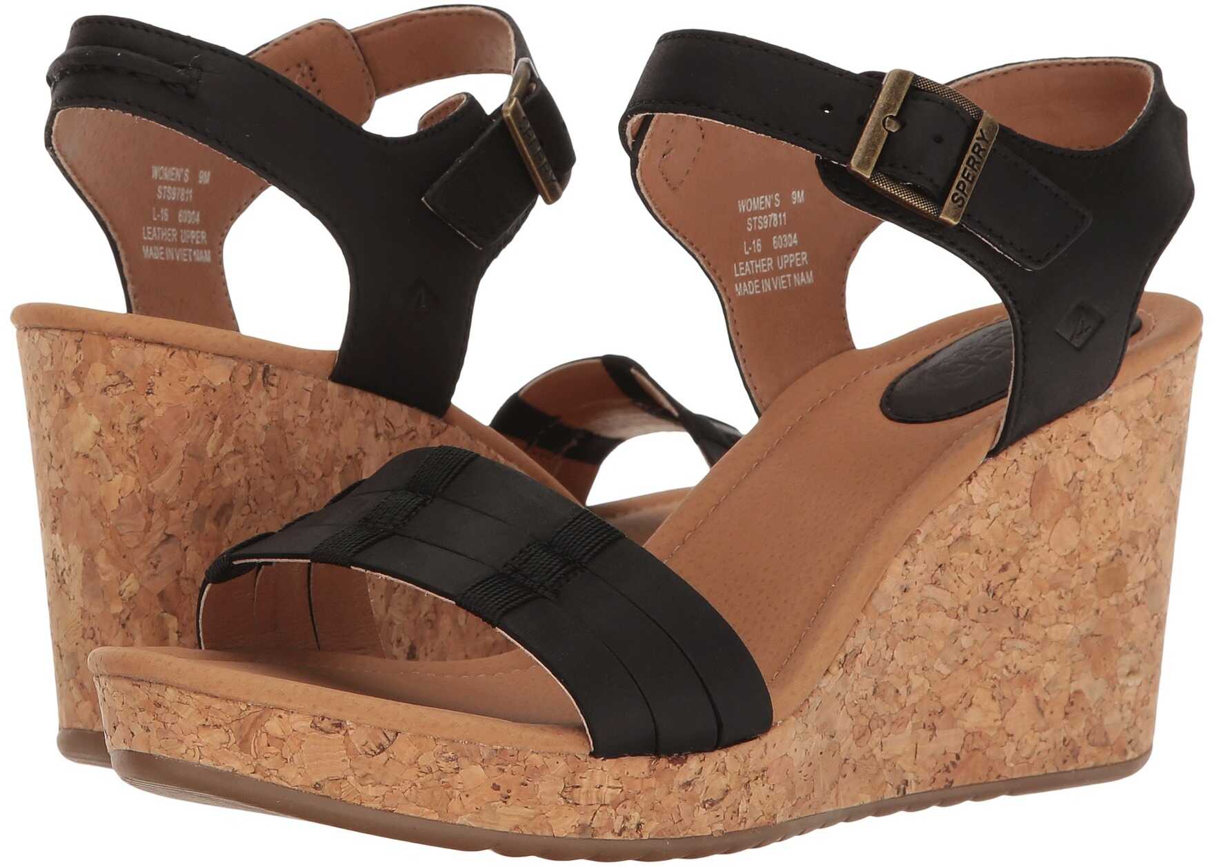 Sandala Sperry Top-Sider Dawn Echo Black