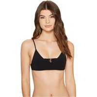 Costume de Baie Solids Reversible Macramé Bralette Top Femei