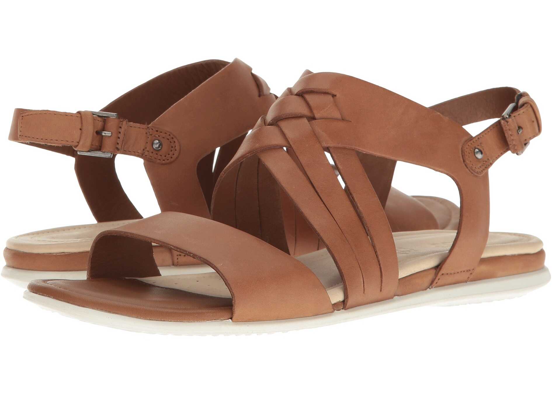 Sandala ECCO Touch Braided Sandal Whisky Cow Nubuck