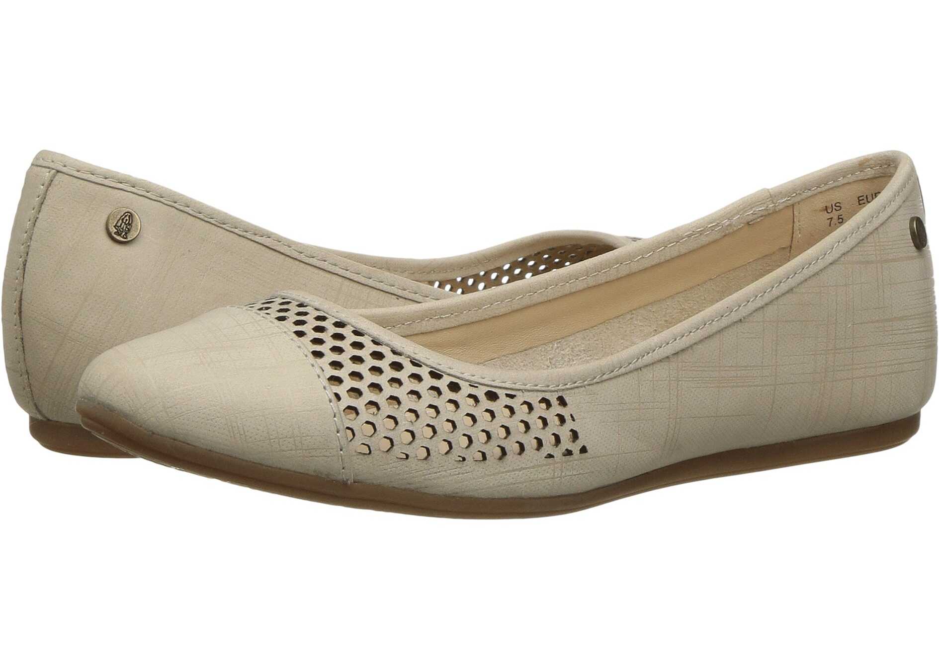 Balerin Hush Puppies Liza Heather Birch Crosshatch Nubuck Perf