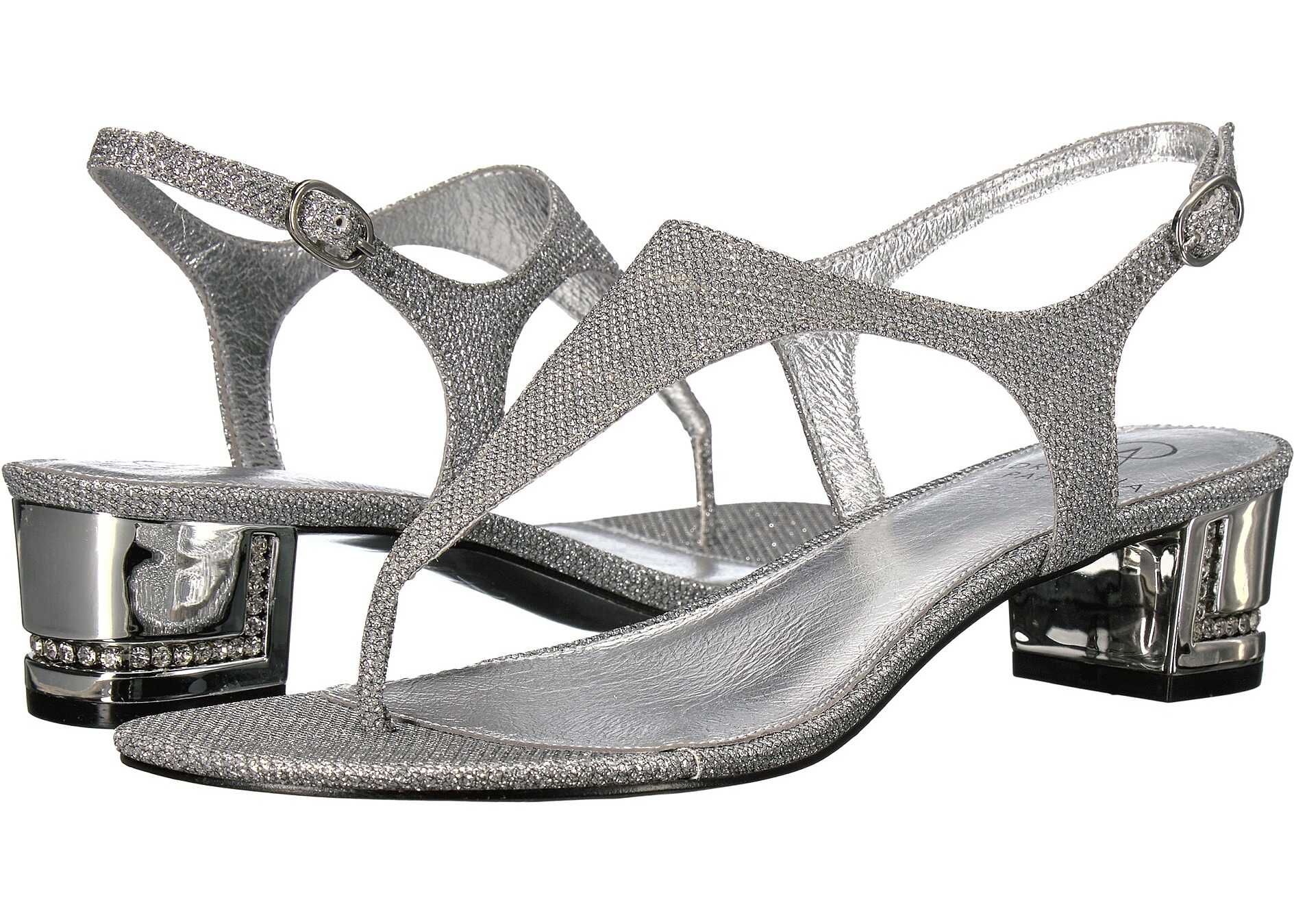 Sandala Adrianna Papell Cassidy Silver Jimmy Net