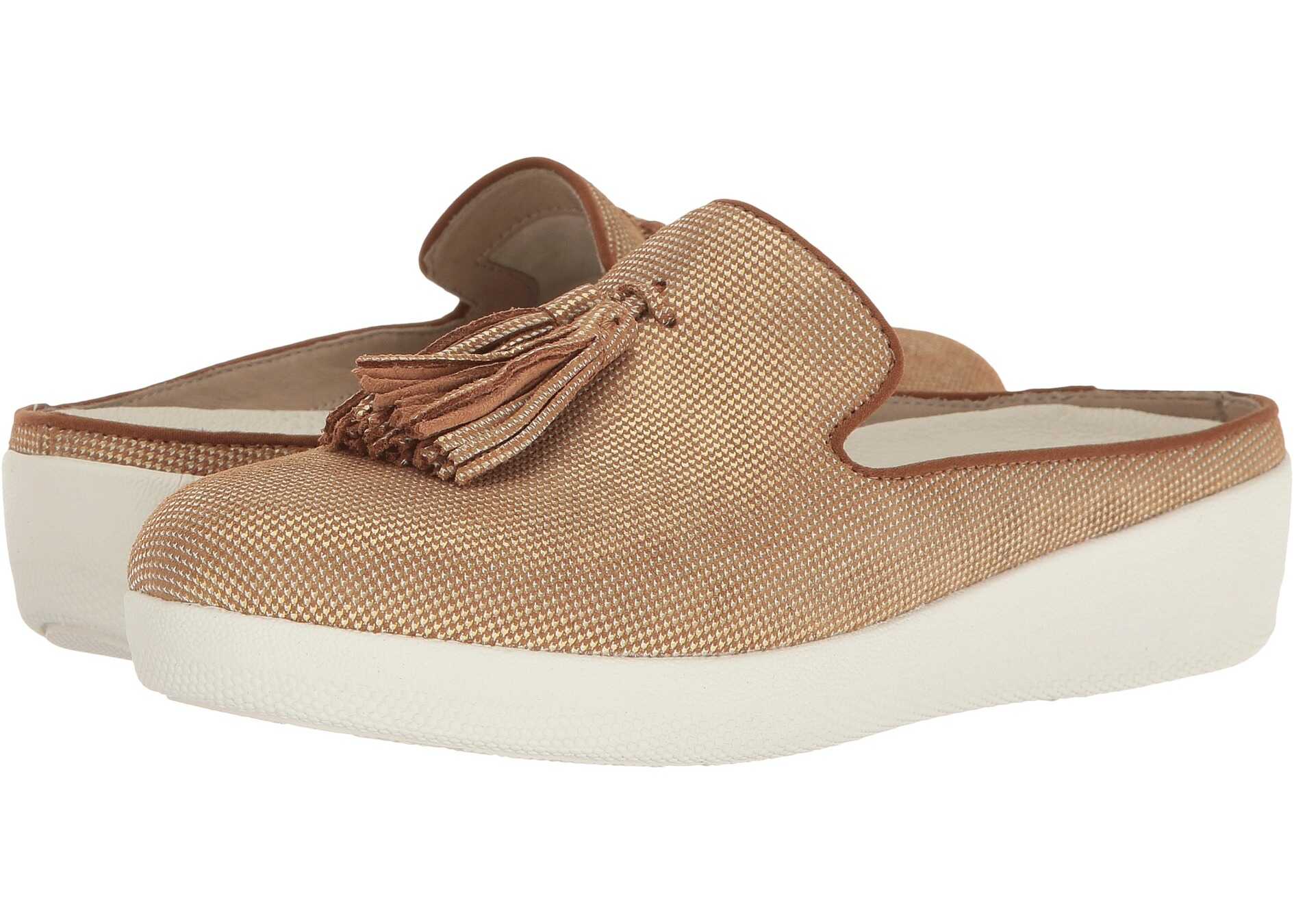 Sabot FitFlop Houndstooth Print Superskate Slip-On Pale Gold