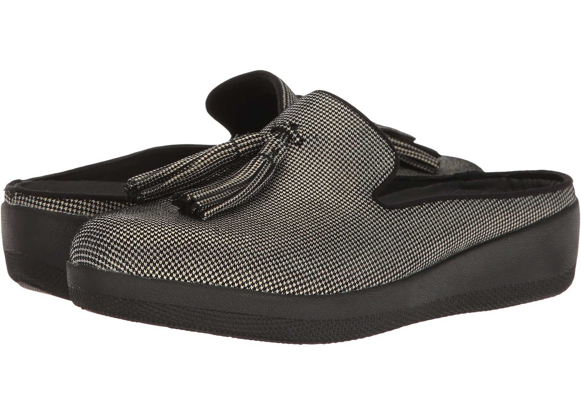 Sabot FitFlop Houndstooth Print Superskate Slip-On Black