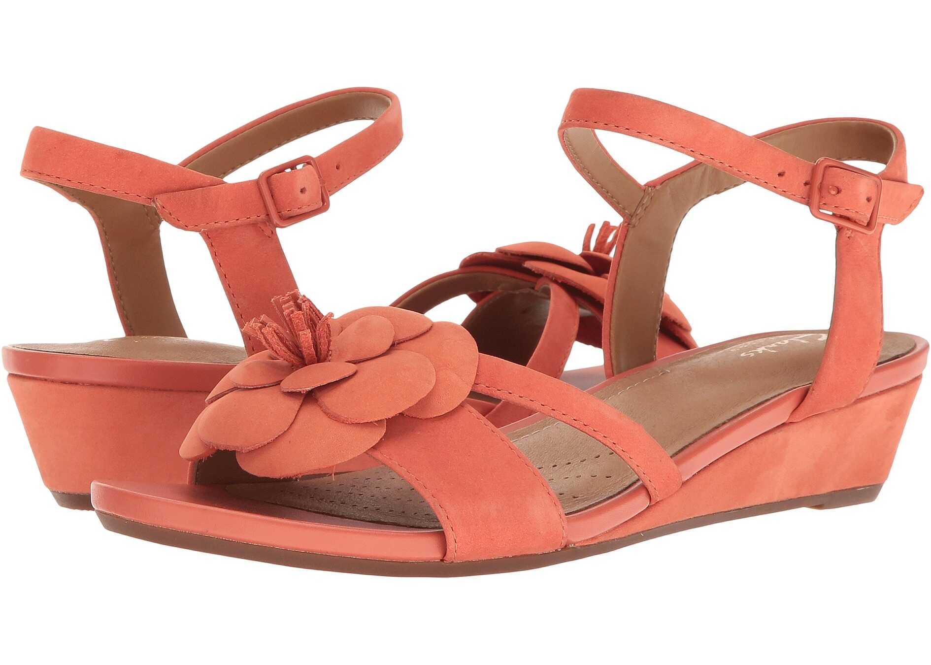 Sandala Clarks Parram Stella Coral Nubuck
