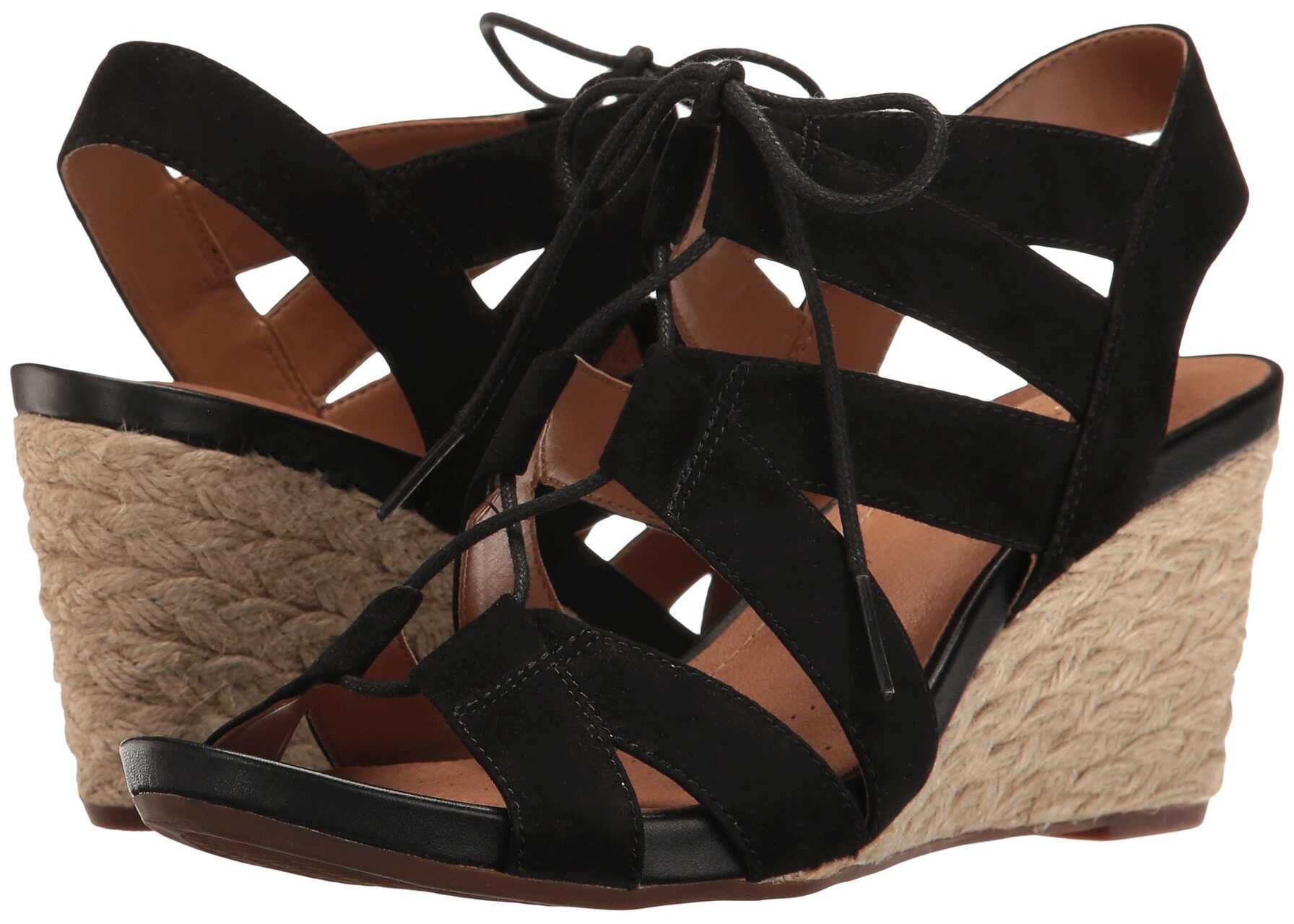 Espadrila Clarks Acina Chester Black Suede