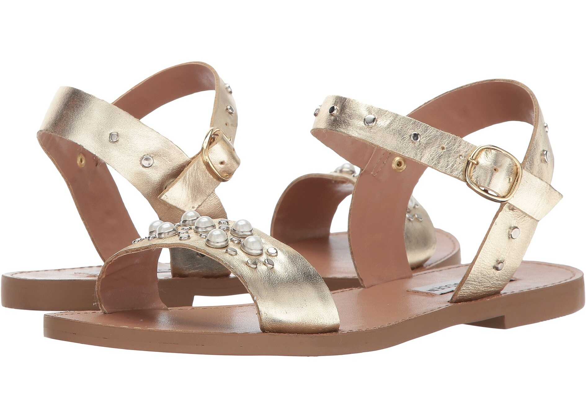 Sandala Steve Madden Dancer Gold Leather