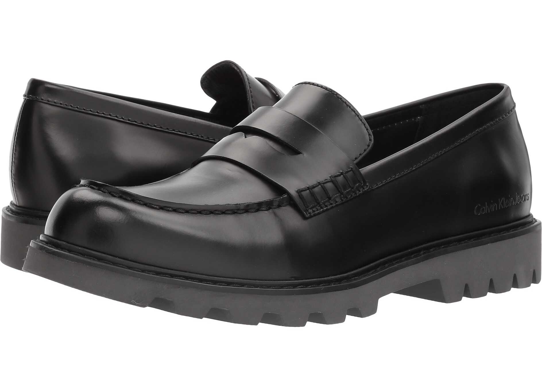 Mocasin Calvin Klein Jeans Austin 2 Black Textured Nylon/Box Calf