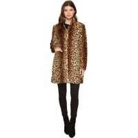 Jachete Reversible Nylon Faux Leopard Femei