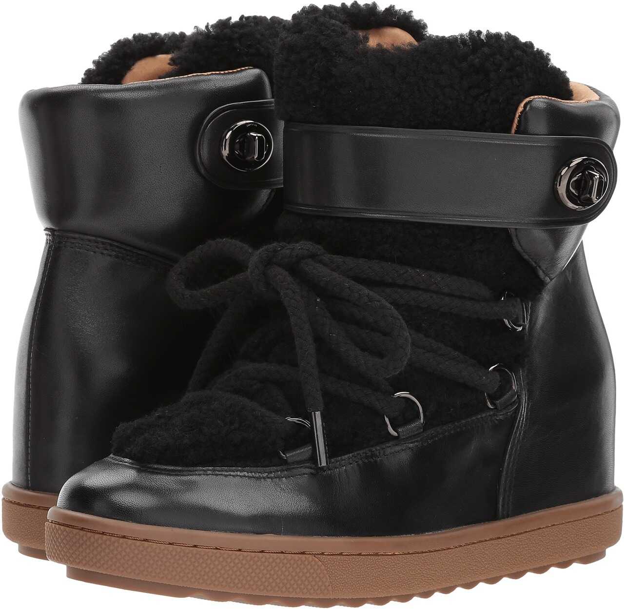 Gheata COACH Monroe Black/Black Shearling Calf/Shearling