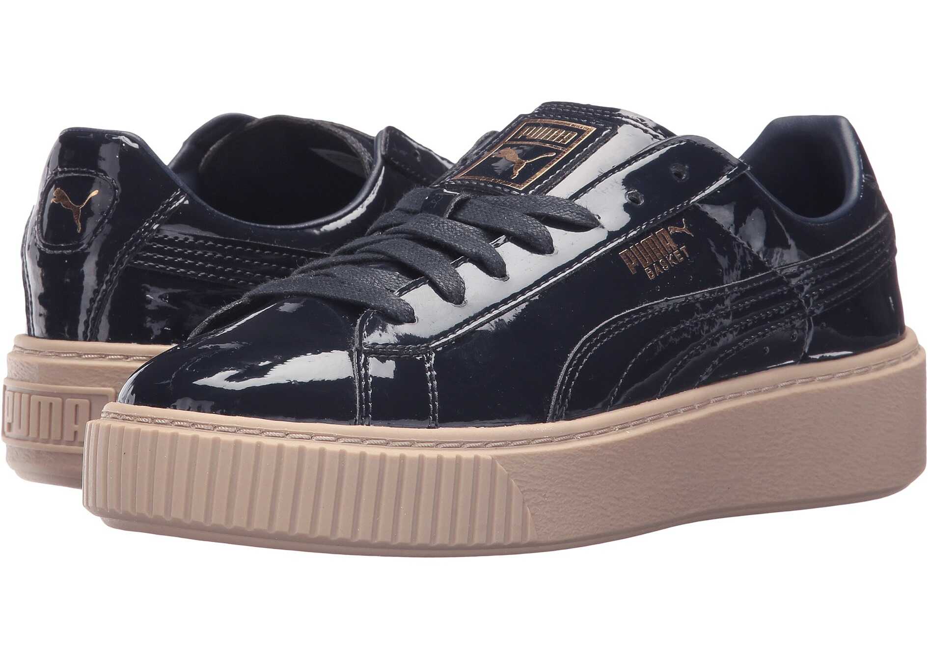 PUMA Basket Platform Patent Peacoat/Peacoat 1