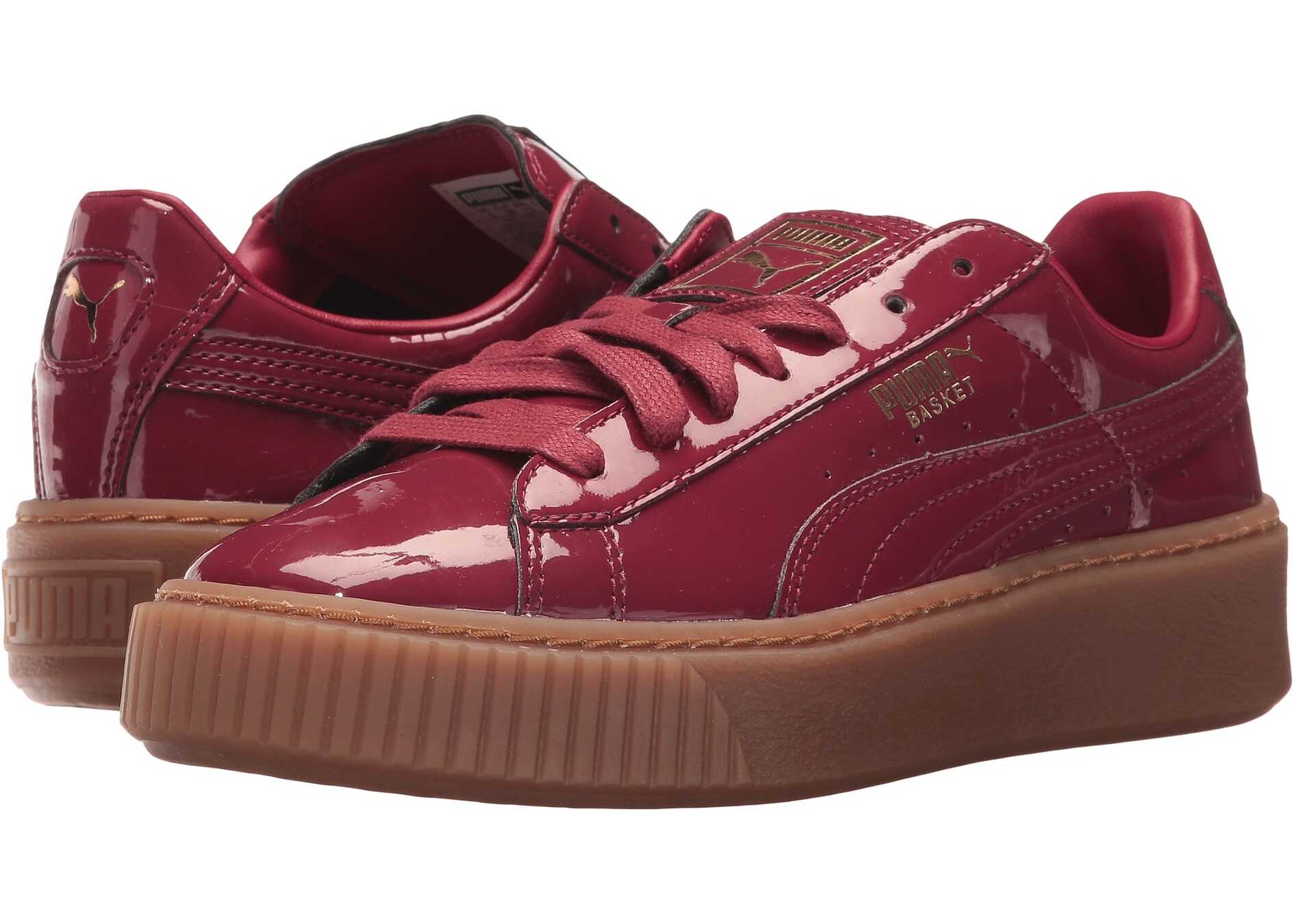 Tenis PUMA Basket Platform Patent Tibetan Red/Tibetan Red