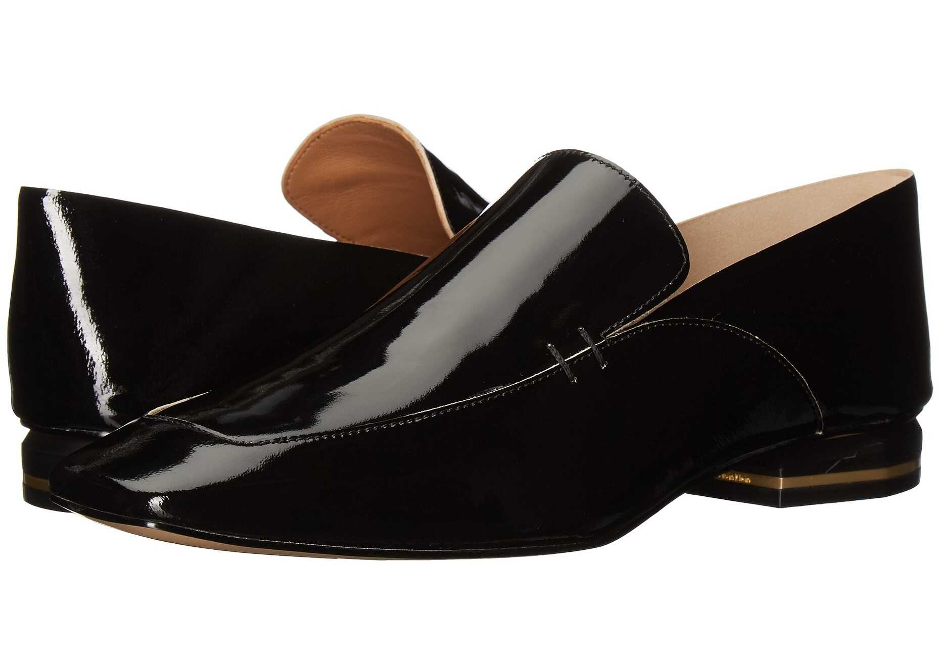 Mocasin Calvin Klein Bia Black Soft Patent/Soft Patent Unlined