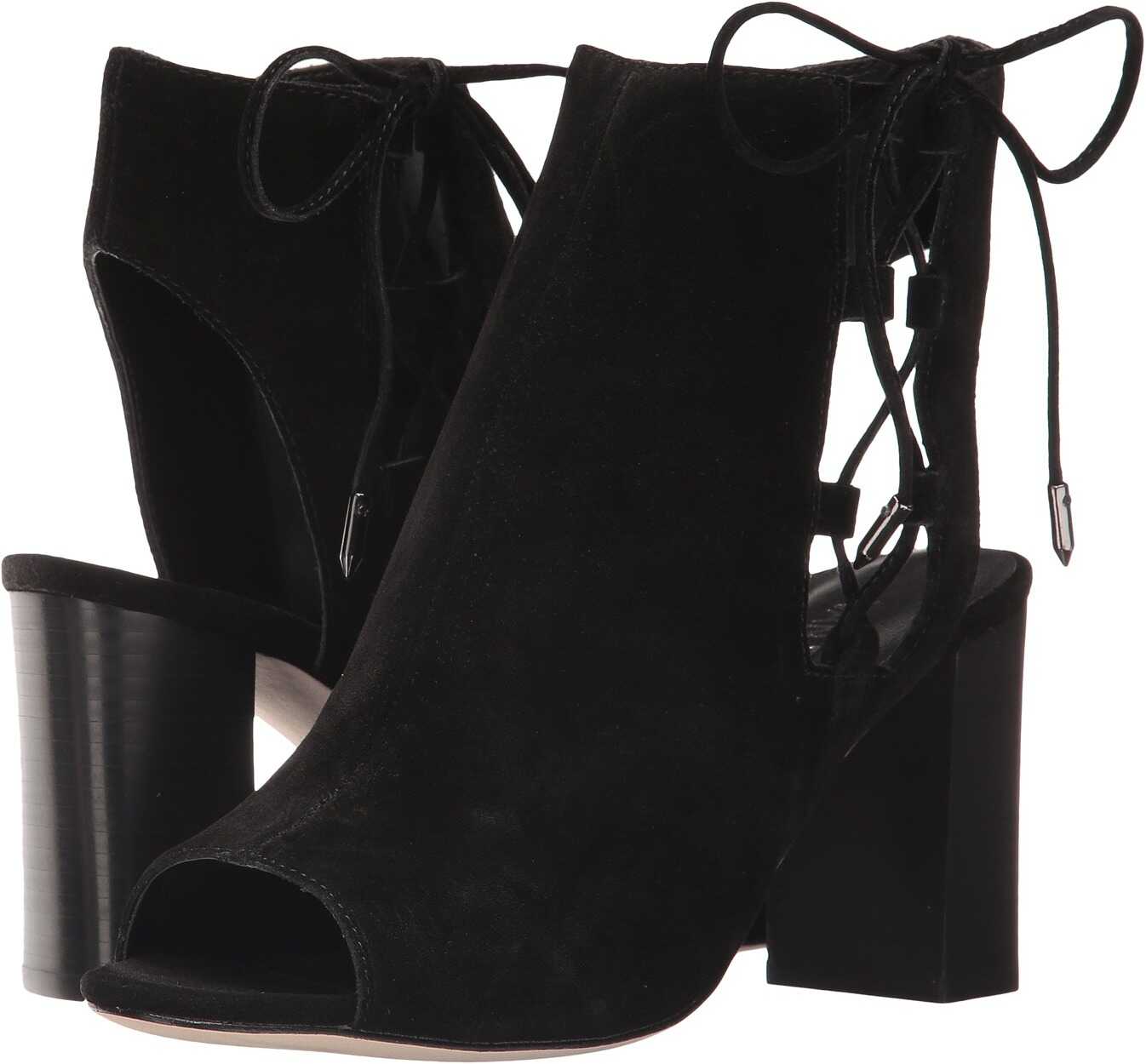 Botina Vaneli Better Black Nival Suede/Gunmetal Trim