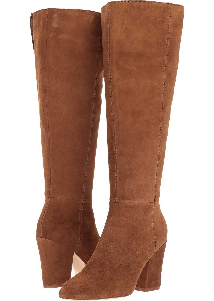 Gheata Nine West Shearling - Wide Shaft Bourbon