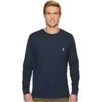 Bluze Long Sleeve Crew Neck Pocket T-Shirt Barbati