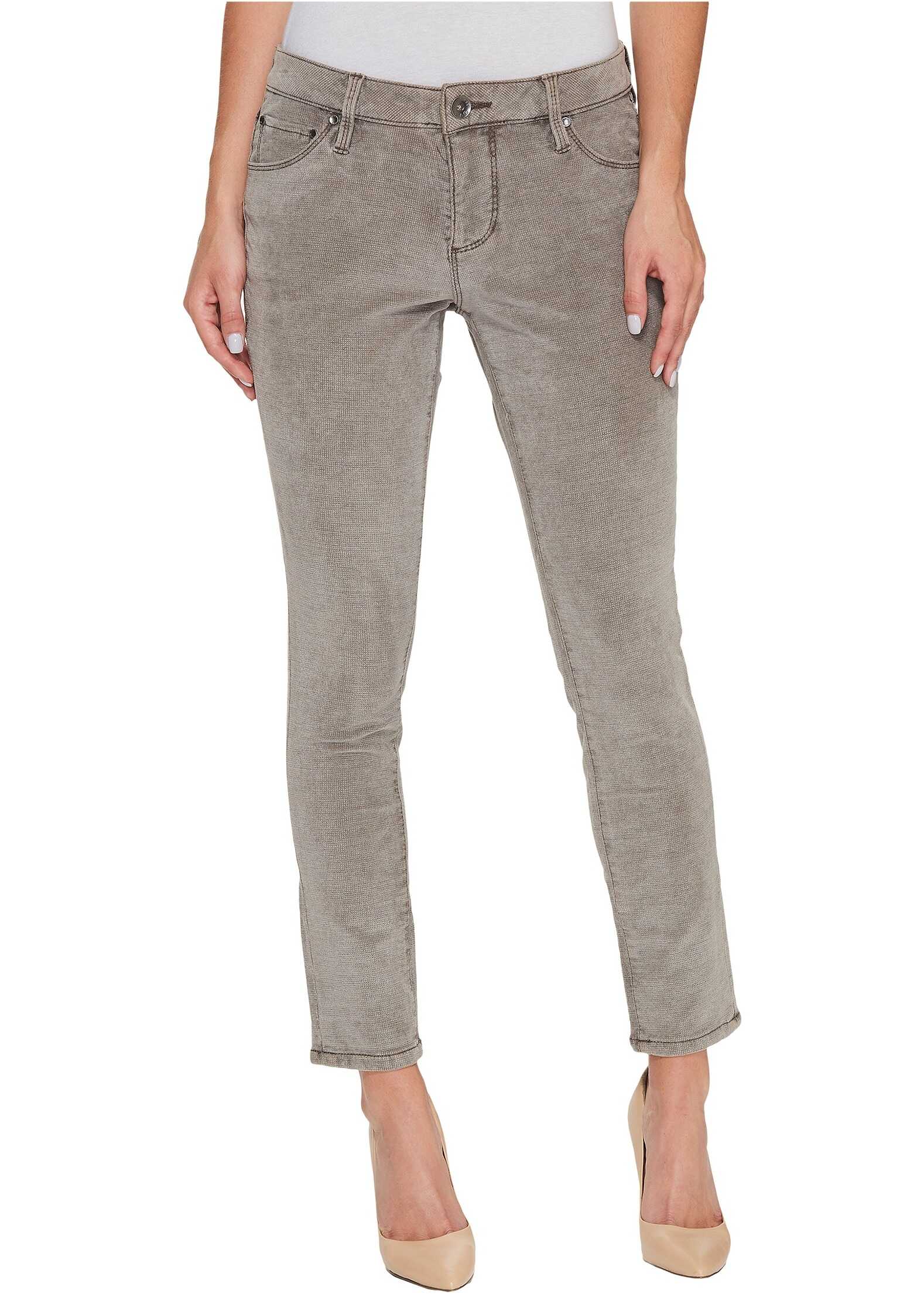 Blug Jag Jeans Mera Skinny Ankle in Plush Waffle Knit Dark Chocolate