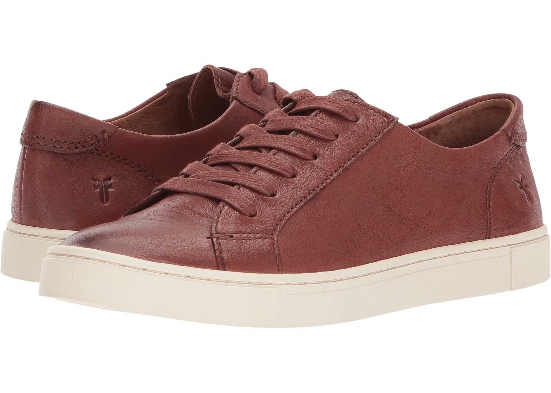 Tenis Frye Gemma Low Lace Cognac