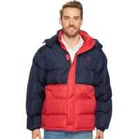 Geci de iarna Color Block Short Bubble Jacket Barbati