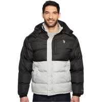 Geci de iarna Color Block Short Bubble Jacket Barbati