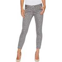 Blugi Skinny Ankle Brit Stretch Denim Jeans in Grey/Polka Dot Femei