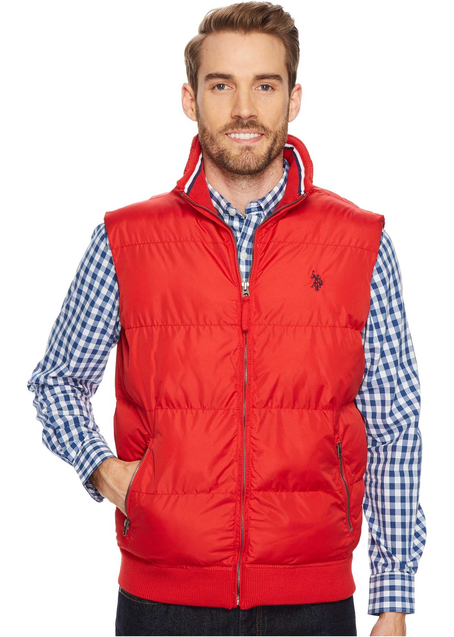 Vesta U.S. POLO ASSN. Americana Vest Engine Red