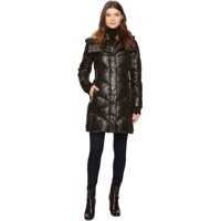 Geci de Iarna 3/4 Bibby Faux Fur Rib Knit Waist Femei