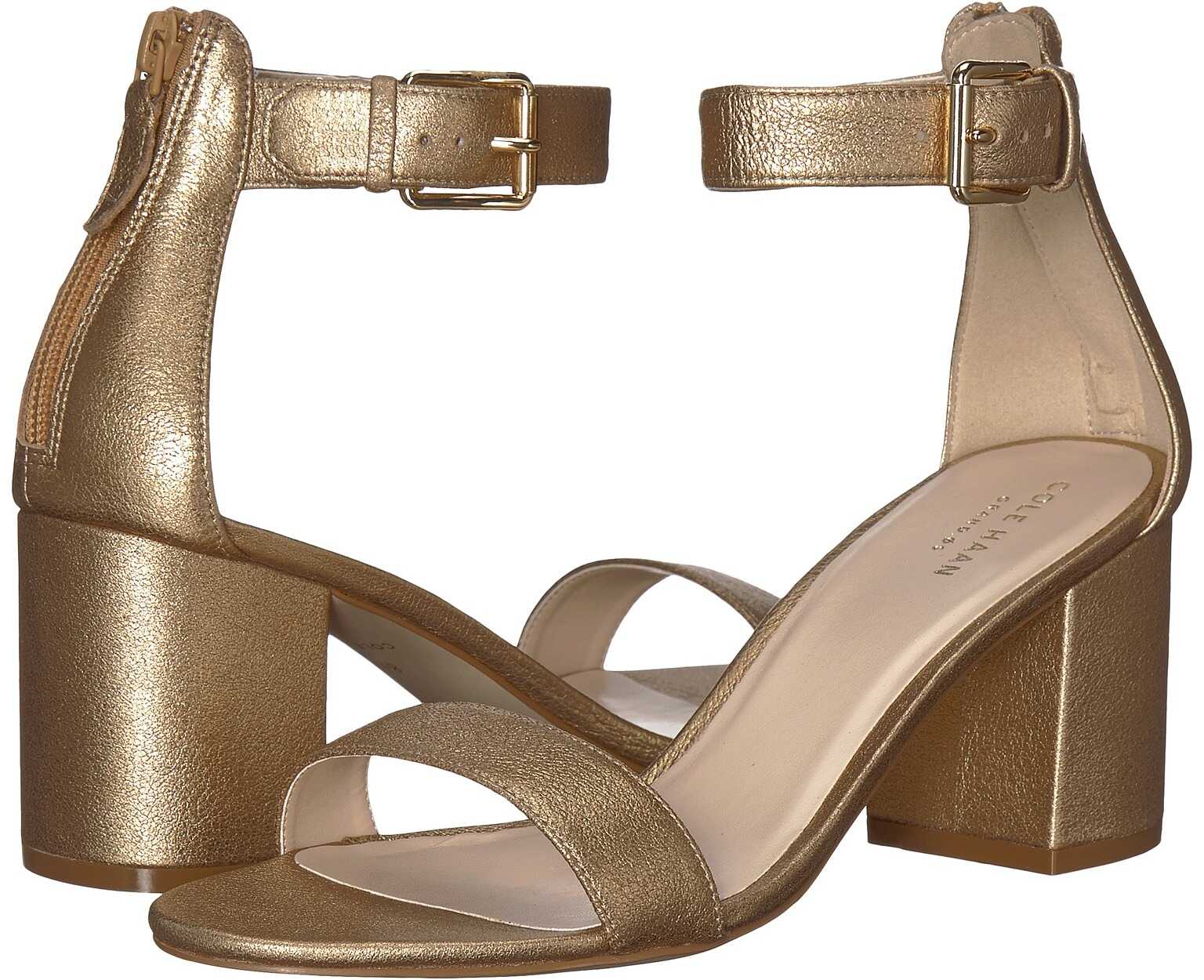 Sandala Cole Haan Clarette Sandal II Soft Gold Leather