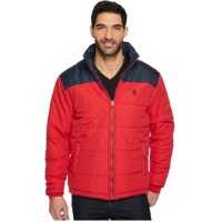 Geci de iarna Color Block Puffer Barbati