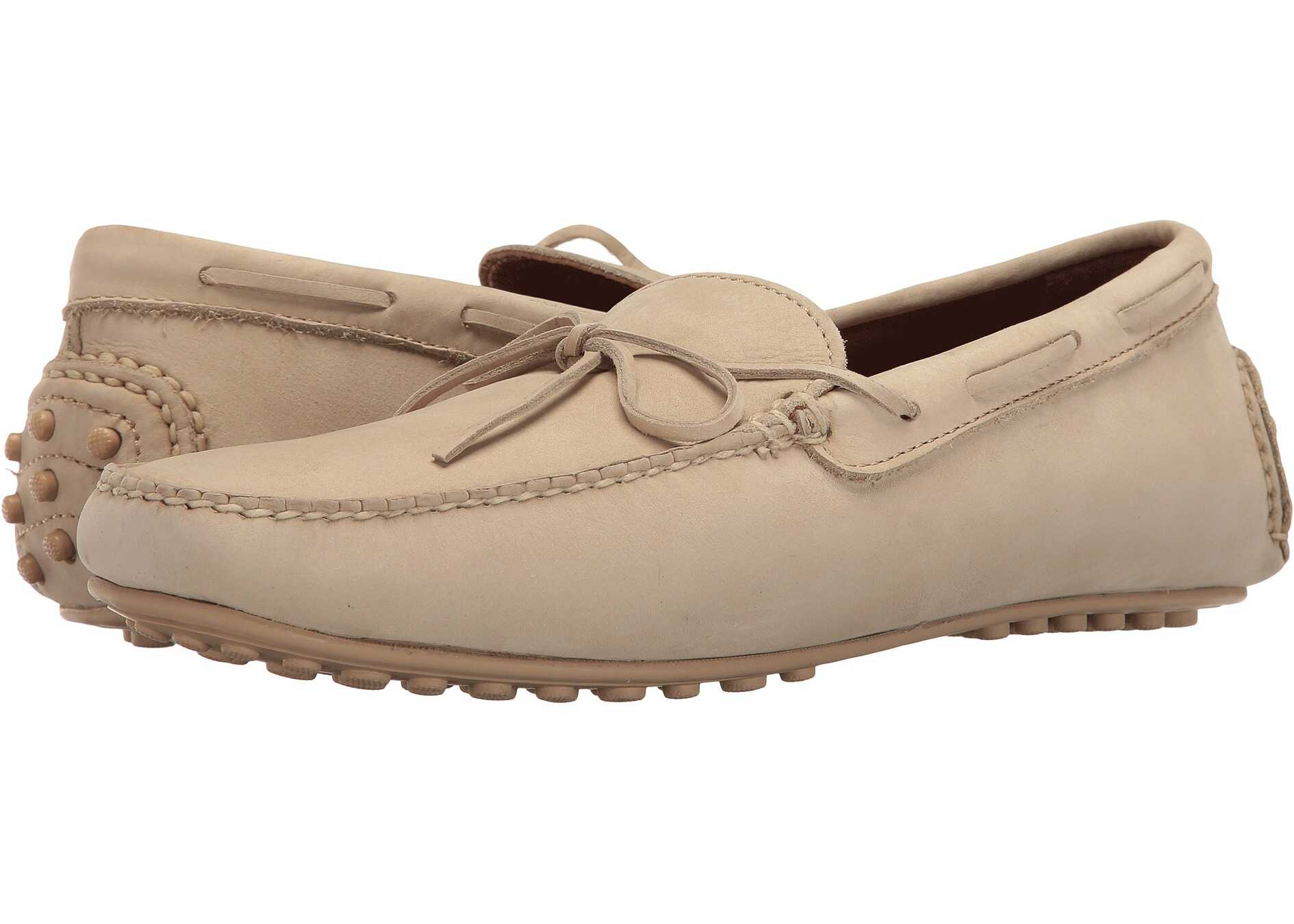 Mocasin Frye Allen Tie Ivory Soft Italian Nubuck