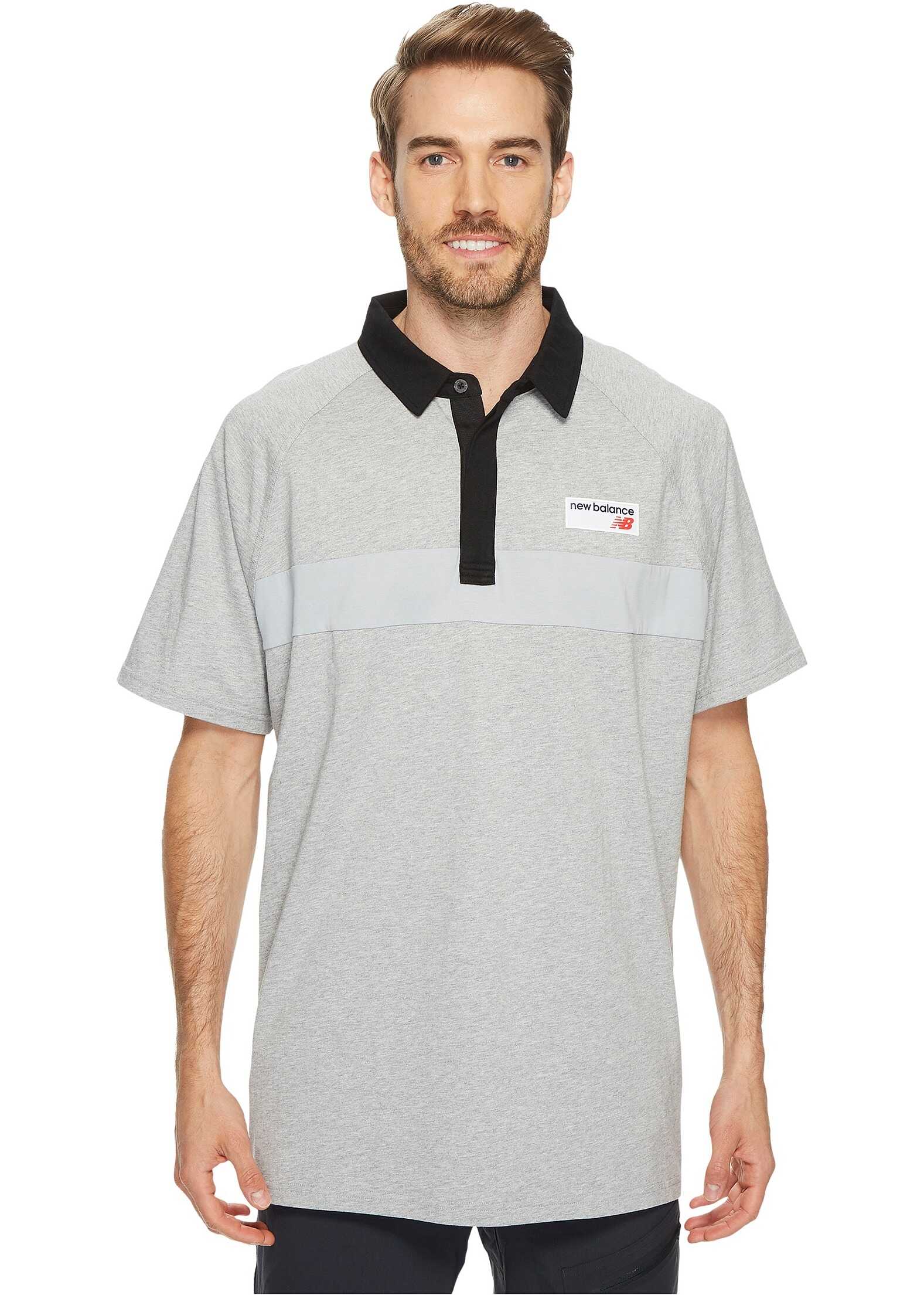 Tricou New Balance Athletics Polo Athletic Grey