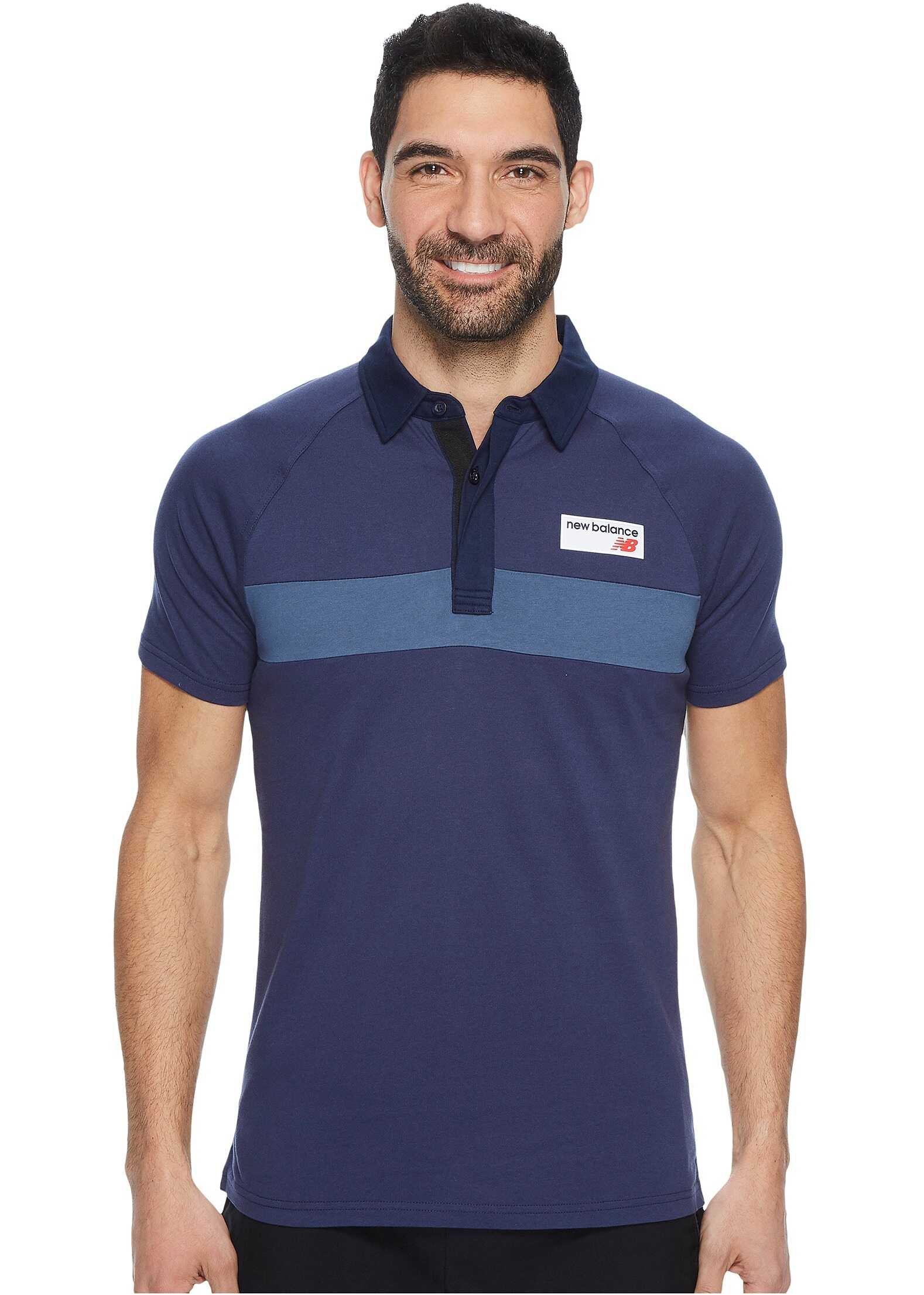 Tricou New Balance Athletics Polo Dark Cyclone
