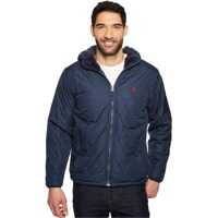 Geci de iarna Diamond Quilted Hooded Jacket Barbati