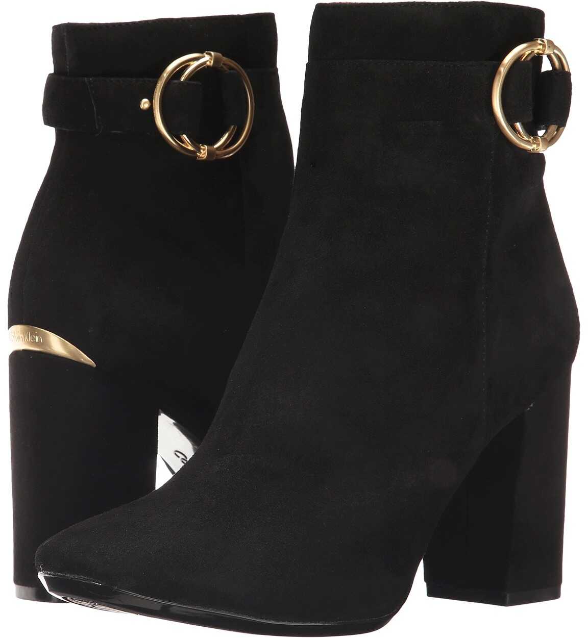 Gheata Calvin Klein Cedrica Black Kid Suede