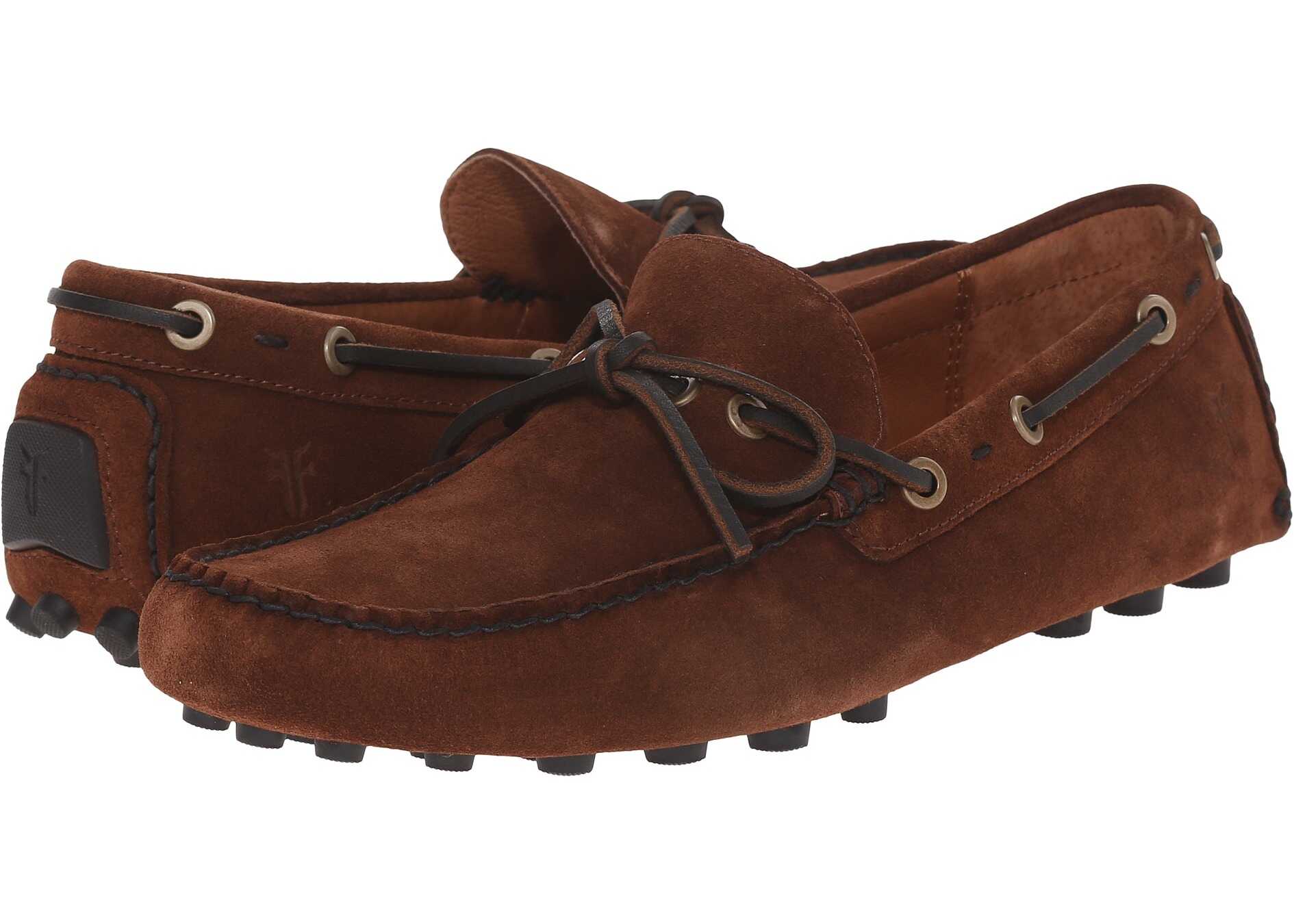 Pantof Frye Russel Tie Brown Oiled Suede