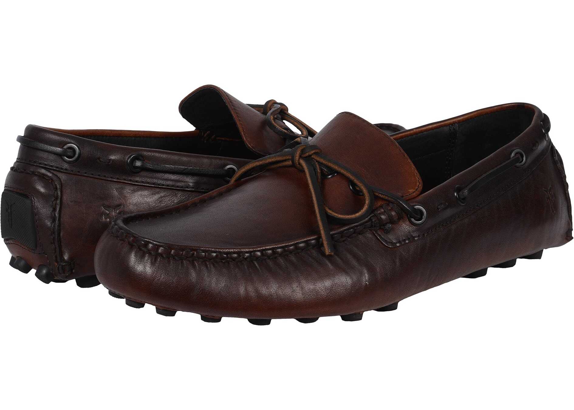 Pantof Frye Russel Tie Cognac Vintage Pull Up