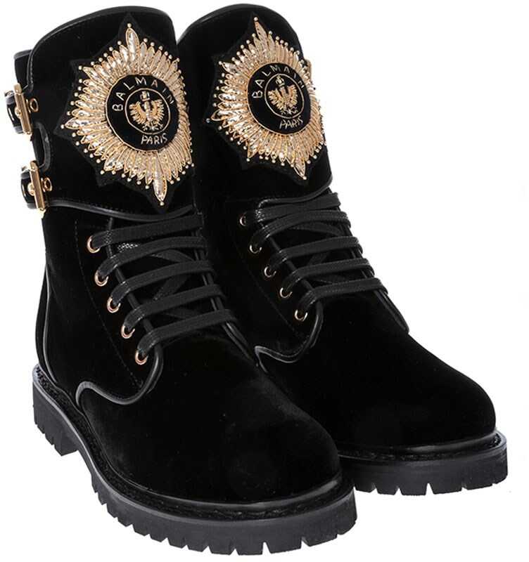 Gheata Balmain Suede Boots* Black