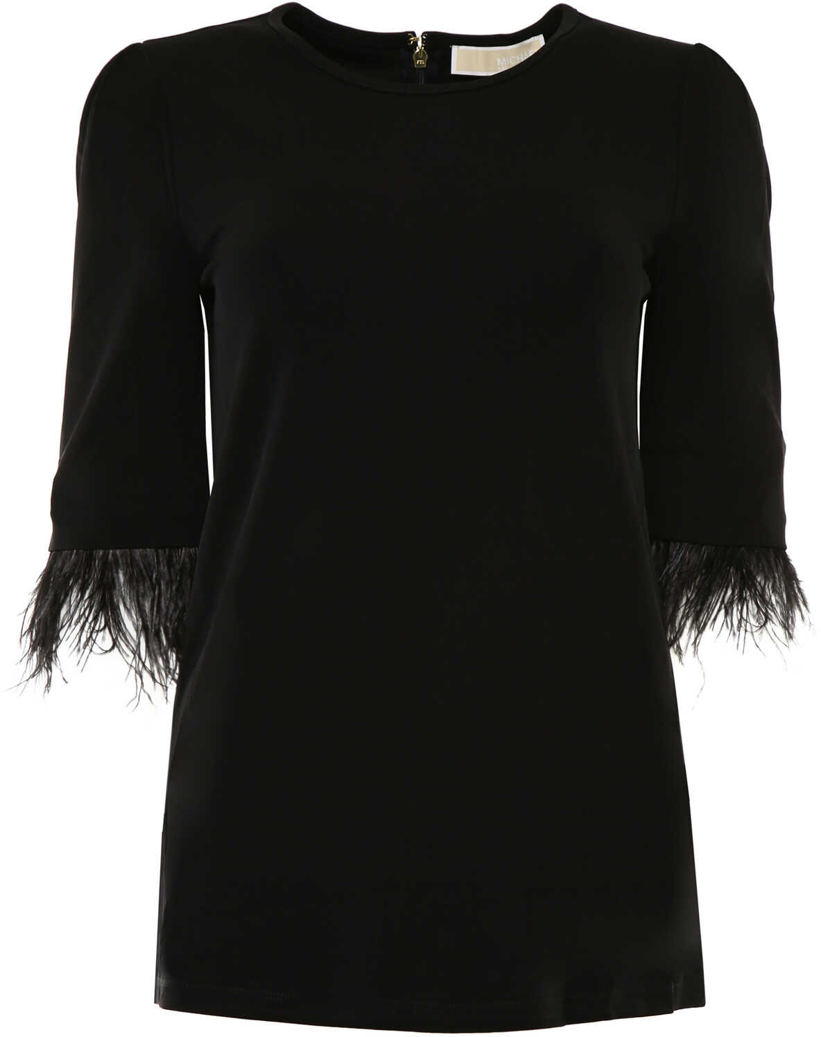Camasa Michael Kors Blouse With Feathers BLACK