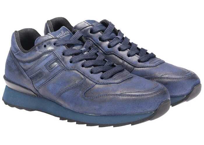 Tenis Hogan Leather Sneakers* Blue