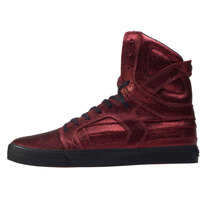 Tenisi & Adidasi Skytop Ii Metallic Foiled Trainers In Dark Red* Barbati