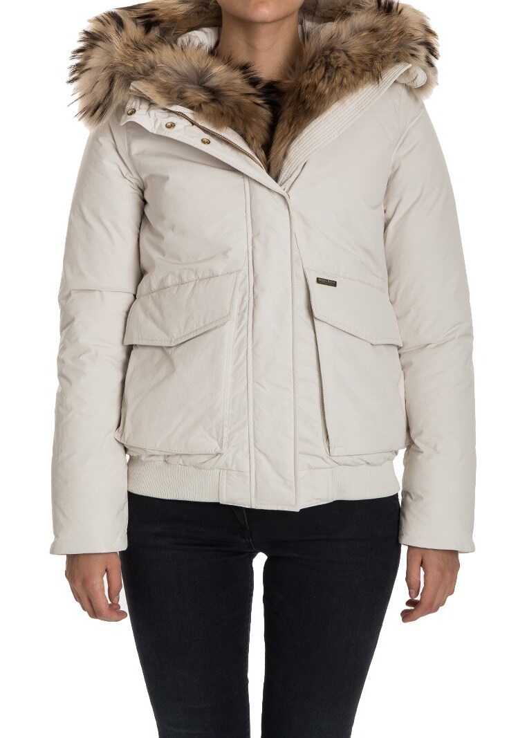 Geaca Woolrich Military Bomber Down Jacket* White
