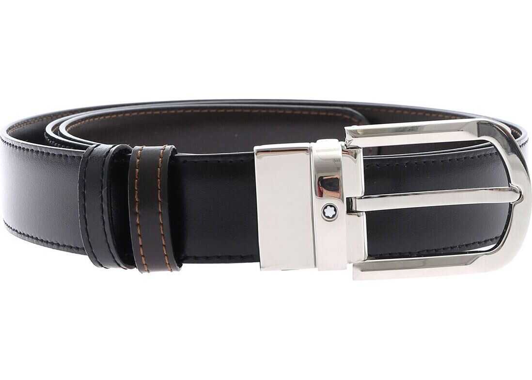 Montblanc Leather Belt Black