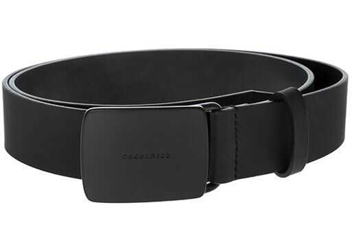 Curea DSQUARED2 Leather Belt Black