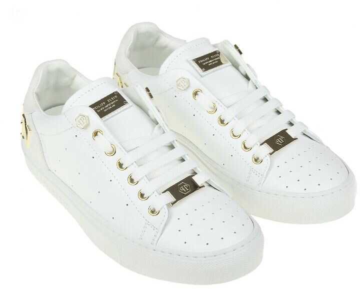 Tenis Philipp Plein Leather Sneakers White