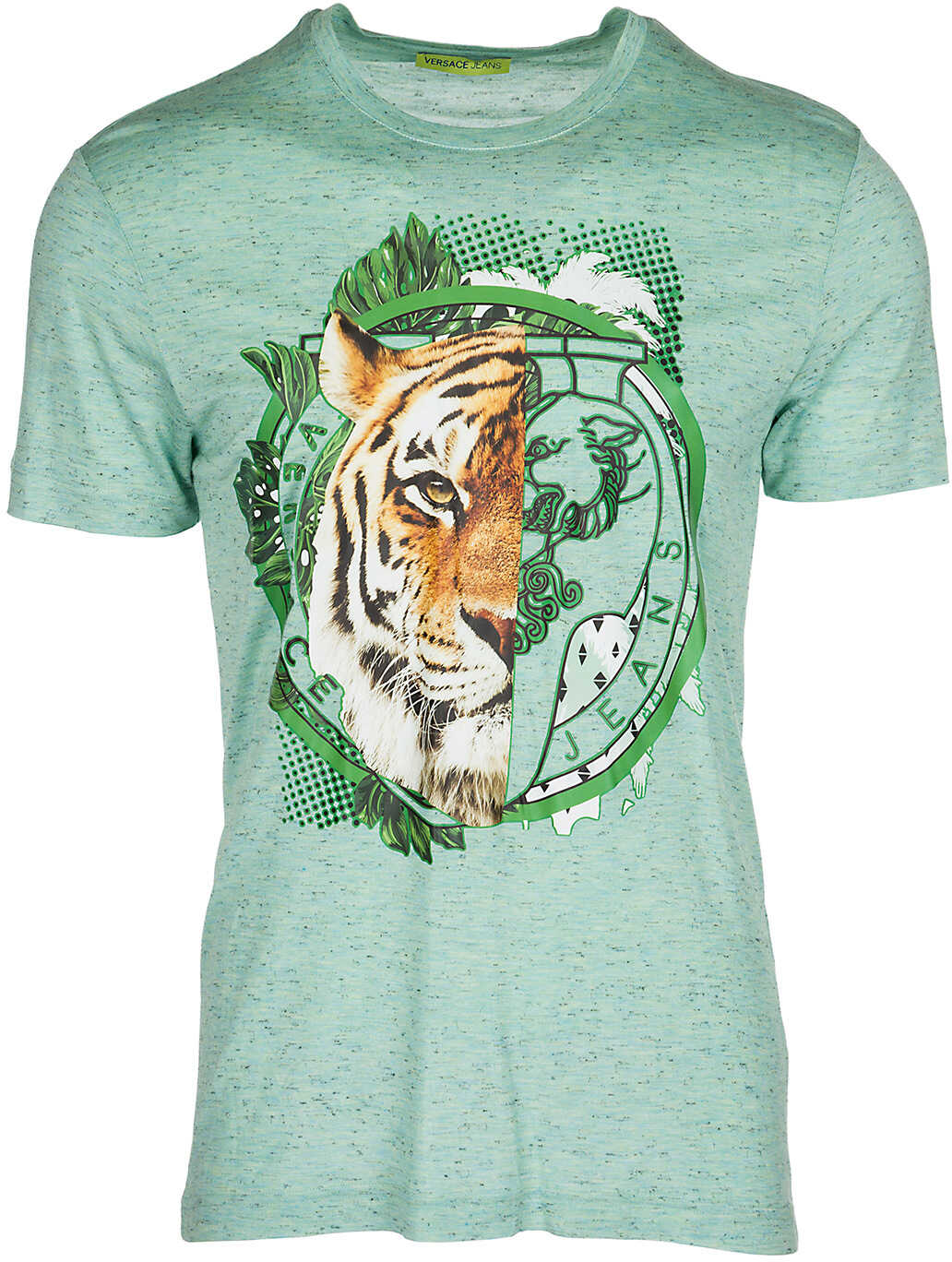 Tricou Versace Jeans Neckline Jumper Green