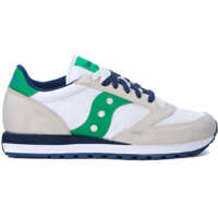 Tenisi & Adidasi Saucony Jazz Beige, White And Green Leather And Nylon Sneakers