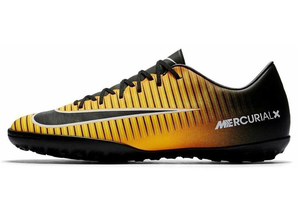 Ghete Fotbal Nike Mercurialx Victory Vi Tf 831968 Negre Galbene