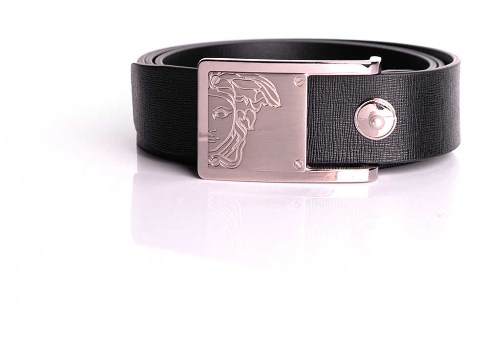 Curea Versace Collection Pasek Czarny