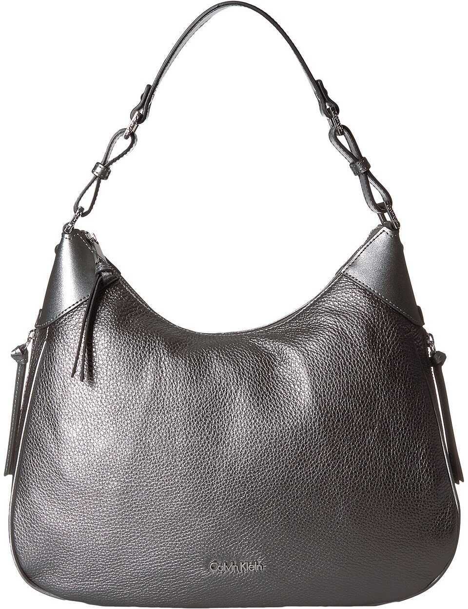 Geanta femei Calvin Klein Pebble Hobo Black Sparkle