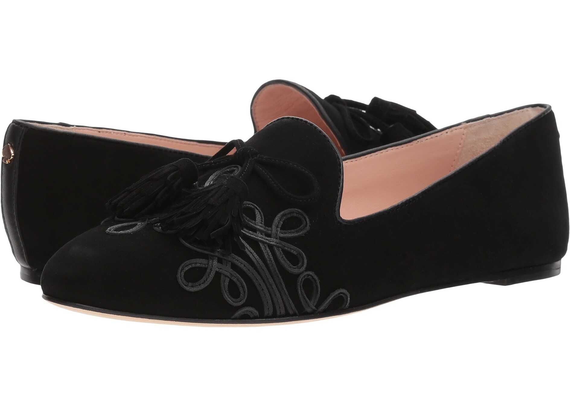 Mocasin Kate Spade New York Shirley Black Kid Suede